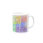Code Zero to Xの水玉ストライプ Mug :right side of the handle