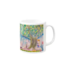 せみＳＨＯＰのよるのもりで Mug :right side of the handle