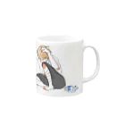 めめかわのouto Mug :right side of the handle