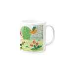 さとうめぐみ絵本グッズのいちごちゃん Mug :right side of the handle