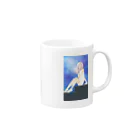 ゴリラの複雑な女の子 Mug :right side of the handle