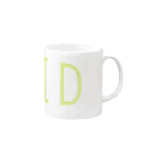 MKID公式のモダン系MKID Mug :right side of the handle