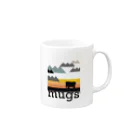 mugsの大平原のゾウ Mug :right side of the handle