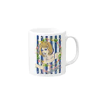 narico.の夏子 Mug :right side of the handle