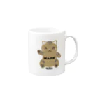 株式会社猫　（Aloha Mac Creation）のオリジナルニャンコ(majio店長Ver) Mug :right side of the handle