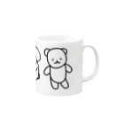 わんわんのワンダフルストアのわんわんと仲間たち Mug :right side of the handle