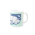 うしちゃんグッズのAngelic Calf　ブルー Mug :right side of the handle