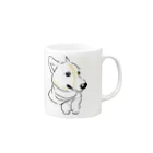 永野 ひろし（コーギー）のびゅーてぃ★ひろし Mug :right side of the handle