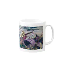 ここだけの銅版画SHOPのブルースが聴こえるー夜明けー Mug :right side of the handle