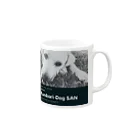 nyahoのFumbari-Dog SAN Mug :right side of the handle