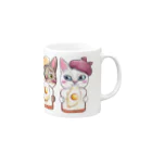 abbeymama75 のりんちゃんとラピュタパンなう Mug :right side of the handle