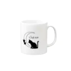 黒蜜きなこのChat noir Mug :right side of the handle