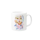 シシカバぐっずの女子高生 Mug :right side of the handle