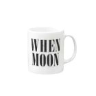 【仮想通貨】ADKグッズ専門店 のWHEN MOON Mug :right side of the handle