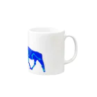 yuriekonoの馬マーブル Mug :right side of the handle