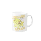 テル©️爬虫類 イラスト グッズ 【TERU★TSUN Common destiny】のレオパードゲッコー Mug :right side of the handle