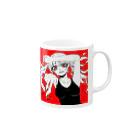 お゛ぉ゛ん🚽の愛執染着少女 Mug :right side of the handle