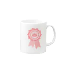 erimikoのカエルロゼット Mug :right side of the handle