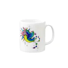 ✩ A i k a ✩のpiyopiyo Mug :right side of the handle