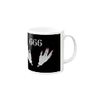 666の666 Mug :right side of the handle