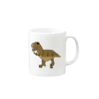 morinonakaの恐竜シリーズ～t.rex～ Mug :right side of the handle