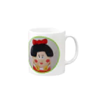 yOkO.kObakOsのりぼんちゃん Mug :right side of the handle