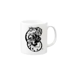 nnn Geckosのレオパードゲッコーくん（nnnゲッコーズ） Mug :right side of the handle