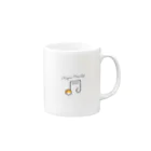 浜藤 優結那 -Official Shop-の【マグカップ】オフィシャルロゴ Mug :right side of the handle