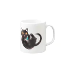 #保護猫カフェひだまり号の小町シリーズ Mug :right side of the handle