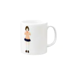 ワークステーション静岡の女子高生 Mug :right side of the handle