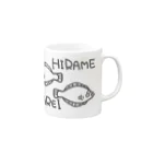 千月らじおのよるにっきのHIRAME KAREI Mug :right side of the handle