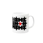 くろのパズルとハート Mug :right side of the handle