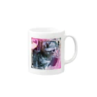 ポロ銀ファクトリー(ФωФ)withきなこの＊猫シリーズ＊瞳の先には… Mug :right side of the handle