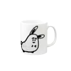 fortのひかえめなうさぎ Mug :right side of the handle