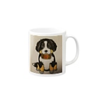 バーニーズマウンテンドッグ愛好家のバーニーズマウンテンDogちゃん Mug :right side of the handle