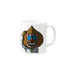 ウェブライダー松尾茂起（松尾シゲオキ）のマンドリル（満堂りるを） Mug :right side of the handle