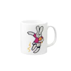 wakatan's shopのおむらぐびっと Mug :right side of the handle