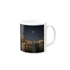 radioyaのTOKYO MOON（東京夜景） Mug :right side of the handle