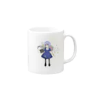 クロム堂の佇む少女 Mug :right side of the handle