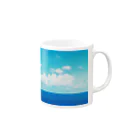 心彩の海と空君 Mug :right side of the handle