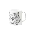 NEKOGETのにゃーん Mug :right side of the handle