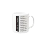 mavshineのLET'S THINK Mug :right side of the handle