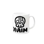 DELTAの神 AIM Mug :right side of the handle