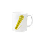 ツルマルデザインのI'm KARAOKE Queen Mug :right side of the handle