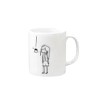 ぴゅう(・ε・)の空からパンナコッタ Mug :right side of the handle