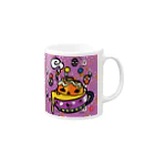 イラスト MONYAAT の【SZ】GAZIGAZI-HALLOWEEN・5 Mug :right side of the handle