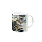 🐾モエ_モズの可愛いヌコ2 Mug :right side of the handle