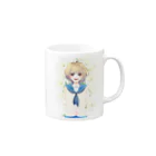 haj1meのアナザーフラワー Mug :right side of the handle