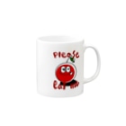 ひまわり🐤の僕を食べて？ Mug :right side of the handle