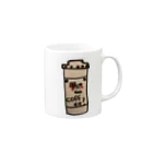 koyu.shopのテイクアウトパンダ Mug :right side of the handle